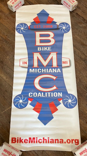 Striscione vinile bmc bike - in,
