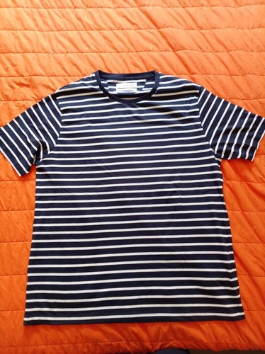 Zara shirt righe blu bianco - zara, t-shirt