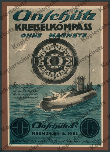 Anschütz sottomarino 155 - u,