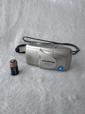 Olympus Mju-II Zoom 80 fotocamera 35 mm - oro champagne (testato)