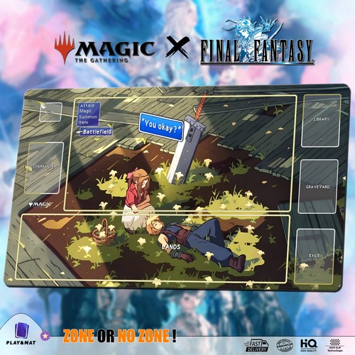 Mtg playmat tcg - x, ff