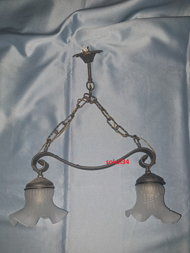 Lampadario due luci - a,