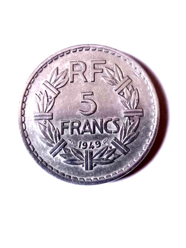 Francs 1949 lavrilier - 5,