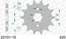 PIGNONE AFAM 20101-15 PASSO 420 SKYTEAM PRO 125 SKYMAX 125 2014 2016