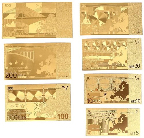 Banconote 24k placcato oro - 24k,
