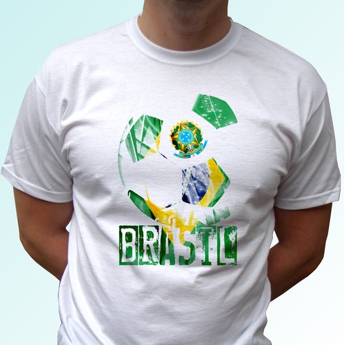 Shirt bianca bandiera calcio - t-shirt,