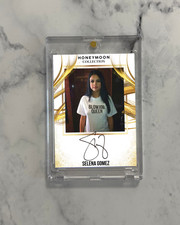 Selena Gomez Trading Card Fanart Auto Firma Autografo Da Collezione