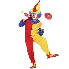 COSTUME CLOWN CON TUTA BICOLOR