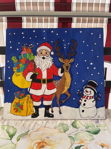 Quadro fatto mano natale - quadro,