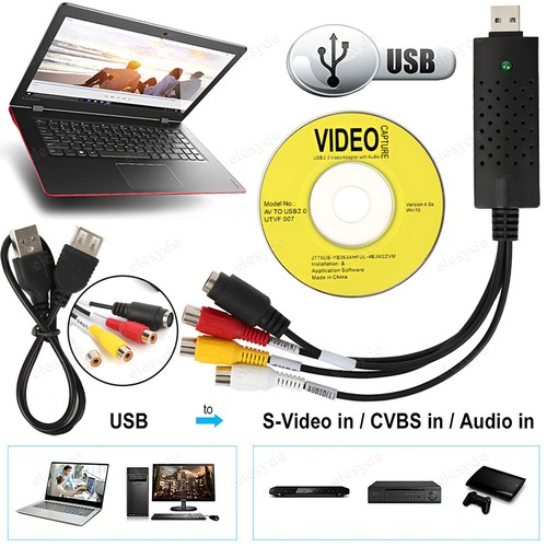 Convertitore usb2 vhs dvd - a,
