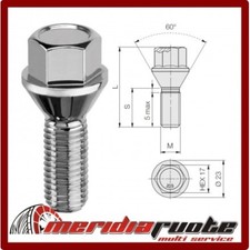 B125 BULLONE RUOTE M 12 x 1,25