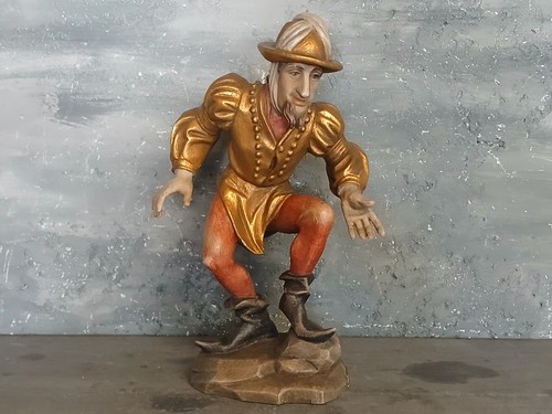 Vecchia scultura danzatore - scultura,