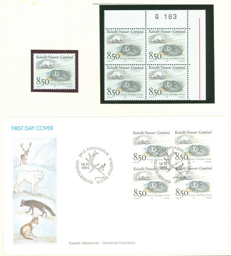 Groenlandia t26 fdc - +, 5v