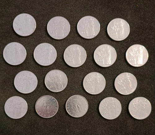 Lotto monete 100 lire - 100,