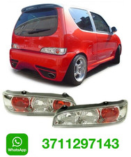 FARI FANALI POSTERIORI FIAT SEICENTO 600 INTERNO CROMATO ABARTH SPORTING