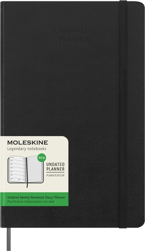 Moleskine undated weekly - moleskine,