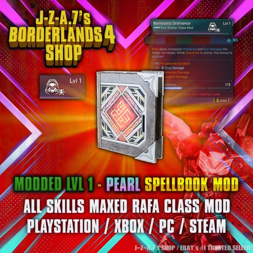 Borderlands modded class - 4✨,