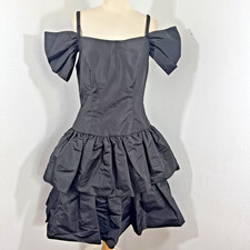 Abito vintage A J Bari 10 nero