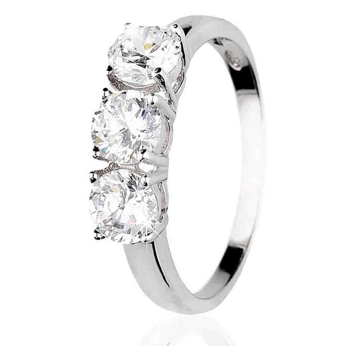 Anello trilogy argento - anello,