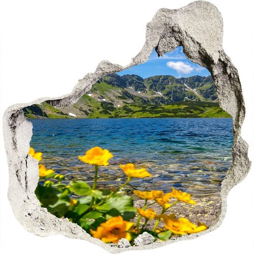 Lago montagna 125x125 cm - lago,