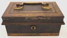 Vintage Metal Cash Tin / Box