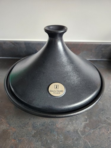 Grande tagine nera ceramica - tagine,