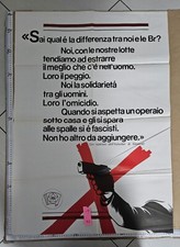 Manifesto Fgci Federazione Giovanile Comunista Italiana 1979 Brigate Rosse  Geno