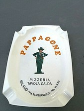PAPPAGONE - PIZZERIA TAVOLA CALDA - MILANO - POSACENERE - VINTAGE - " MEBEL "