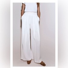 NWT ZARA PLEATED PALAZZO br
