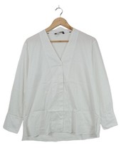 ZARA WOMAN Camicia blusa Donna Camicetta a blusa Taglia IT 42 bianco