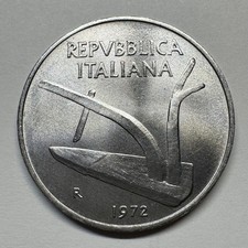 Moneta 10 Lire Italia 1972 -