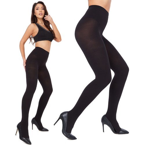 Collant donna 380 denari nero