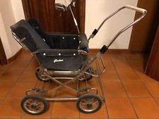 CARROZZINA PASSEGGINO VINTAGE GIORDANI,COROLE BLU, ANNI ’70 ’80 - OTTIMO STATO