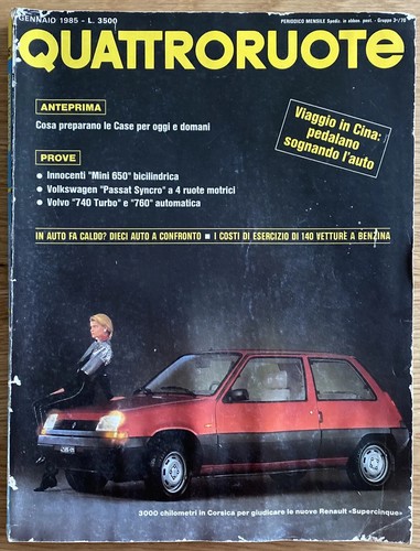 Quattroruote 351 gennaio - n.,