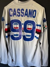 Cassano Sampdoria match worn