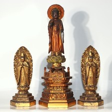 Set 3pz Statua Buddista