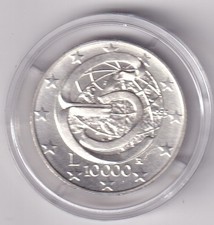 ITALIA REPUBBLICA 10000 Lire Argento 1995 Conferenza Di Messina FDC SET ZECCA