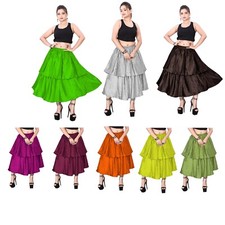 Gonna midi placcata raso 2