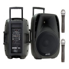 Gemini Set karaoke ES TO GO SERIES Es 12Togo Black 150W 1126082 Bluetooth RCA,