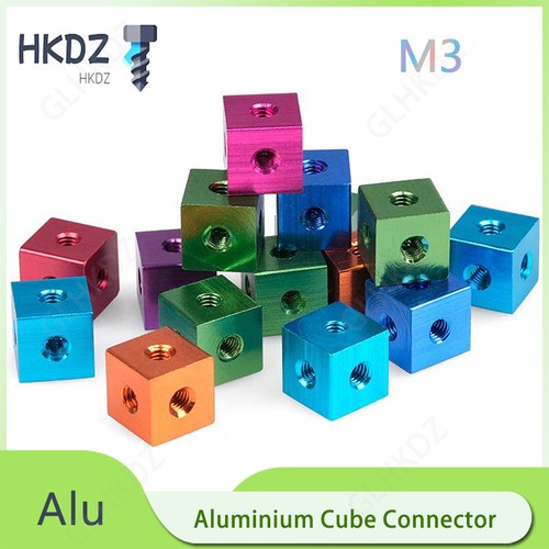 Connettore cubo alluminio - connettore,