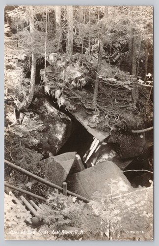 Cartolina rppc cave - of, lost