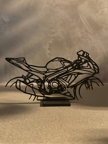 Moto stilizzata stampata - in, 3d