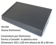 Contenitore Nuova ELETTRONICA plastica nero SPL/04 contenitore TEKO a Consolle 