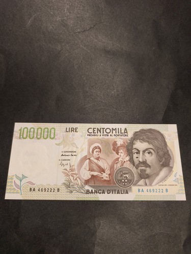 Italia banconota 100000 lire - italia,