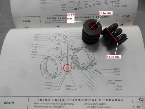 Molla freno mano fiat - mano,