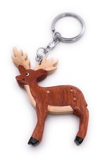 Fatto a Mano Legno Portachiavi