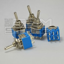 5 pz interruttore 3A ON-OFF-ON