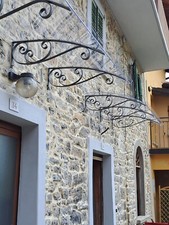 Tettoia, pensilina in ferro e