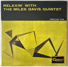 LIKE NEW 200g Vinyl LP Miles Davis Quintet RELAXIN Analogue Productions QRP 2013