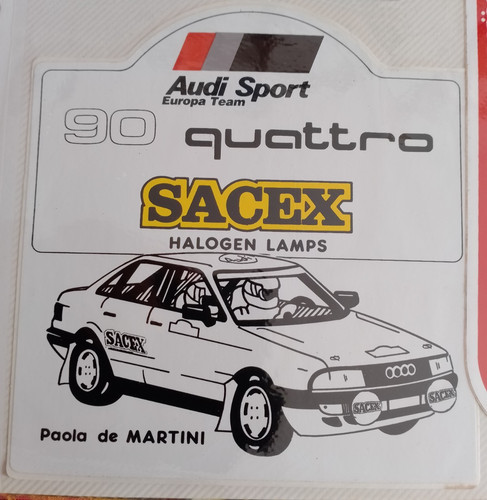Adesivo audi sport sacex - sport,
